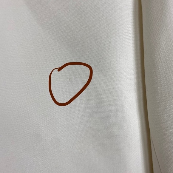 Dion Lee Fishnet Pants Cream Panel Straight‎ Leg Trousers Sz 8 - Picture 4 of 16